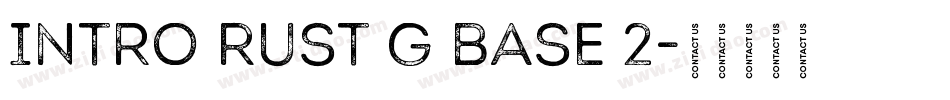 Intro Rust G Base 2字体转换